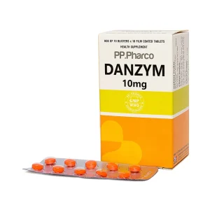 Viên uống Danzym 10mg giảm sưng, đau nhức xương khớp (10 vỉ x 10 viên)