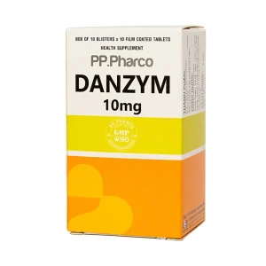 Viên uống Danzym 10mg giảm sưng, đau nhức xương khớp (10 vỉ x 10 viên)