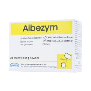 Thuốc bột Aibezym Hasan bổ sung vi khuẩn có lợi cho đường tiêu hóa (30 gói x 2g)