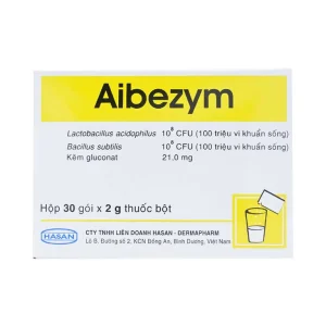 Thuốc bột Aibezym Hasan bổ sung vi khuẩn có lợi cho đường tiêu hóa (30 gói x 2g)