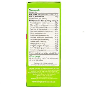 Siro bổ phế Bối Mẫu Forte Mom And Baby Tất Thành hỗ trợ bổ phổi ích phế, giảm ho (125ml)