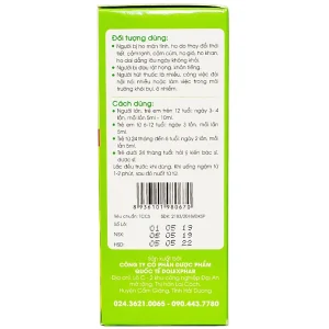 Siro bổ phế Bối Mẫu Forte Mom And Baby Tất Thành hỗ trợ bổ phổi ích phế, giảm ho (125ml)