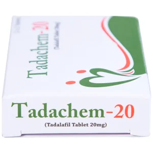 Thuốc Tadachem-20 Aurochem điều trị rối loạn cương dương (2 vỉ x 2 viên)