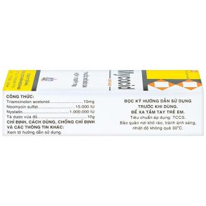 Thuốc mỡ bôi da Mycocid Mekophar điều trị viêm da nhạy cảm, nấm da, eczema trẻ em (10g)