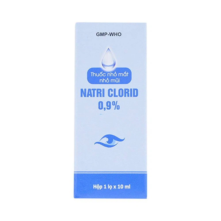 Thuốc nhỏ mắt, nhỏ mũi Natri Clorid 0.9% Gia Nguyễn dùng để rửa mắt, mũi (10ml)
