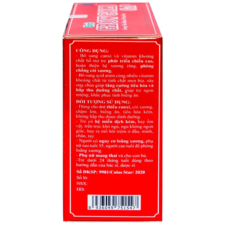 Siro Grow Gold G&P giúp ăn ngon, khắc phục biếng ăn, phát triển chiều cao (20 ống x 10ml)