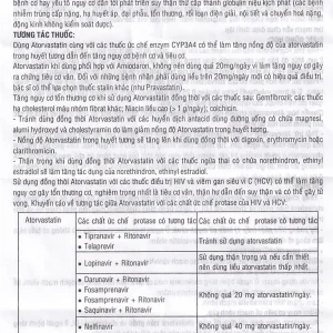 Thuốc Atorvastatin 20mg TV.Pharm điều trị tăng cholesterol máu, dự phòng tiên phát biến cố mạch vành (3 vỉ x 10 viên)