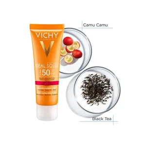 Kem chống nắng Vichy Idéal Soleil Anti-Age SPF50 bảo vệ da khỏi tác động có hại của ánh nắng mặt trời (50ml)