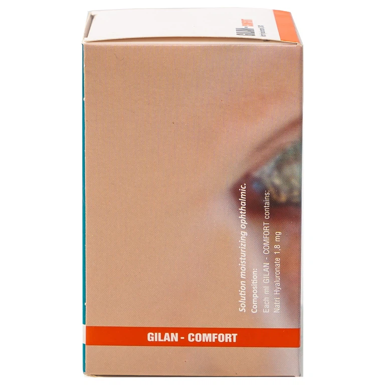 Dung dịch nhỏ mắt Gilan Comfort Solopharm 0.4ml điều trị khô mắt, hội chứng Stevens Johnson (30 ống)