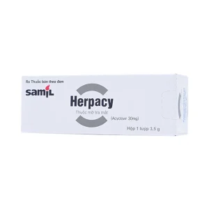 Thuốc mỡ Herpacy 3.5g Samil điều trị viêm giác mạc do virus herpes simplex