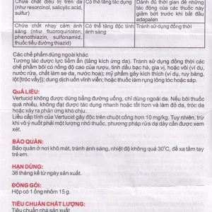 Gel Vertucid Yash Medicare điều trị mụn trứng cá nhẹ đến vừa (15g)