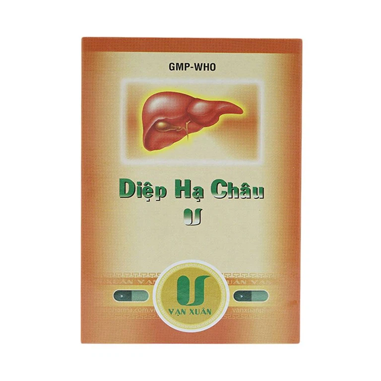 Thuốc Diệp Hạ Châu V Vạn Xuân điều trị chứng thấp nhiệt trong viêm gan cấp và mãn (10 vỉ x 10 viên)