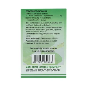 Thuốc Kim Tiền Thảo Vạn Xuân điều trị sỏi, viêm đường tiết niệu, đường mật (10 vỉ x 10 viên)
