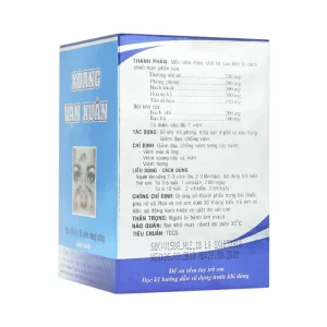 Thuốc Xoang Vạn Xuân giảm đau, chống viêm mũi dị ứng, viêm xoang (10 vỉ x 10 viên)