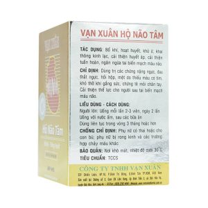 Thuốc Hộ Não Tâm Vạn Xuân giúp bổ khí, hoạt huyết (10 vỉ x 10 viên)