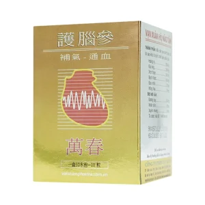 Thuốc Hộ Não Tâm Vạn Xuân giúp bổ khí, hoạt huyết (10 vỉ x 10 viên)