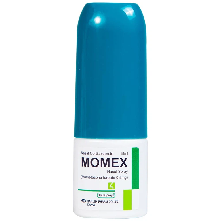 Hỗn dịch xịt mũi Momex Nasal Spray Hanlim điều trị viêm mũi theo mùa (18ml)