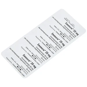 Thuốc Emanera 20mg KRKA điều trị trào ngược dạ dày thực quản (4 vỉ x 7 viên)
