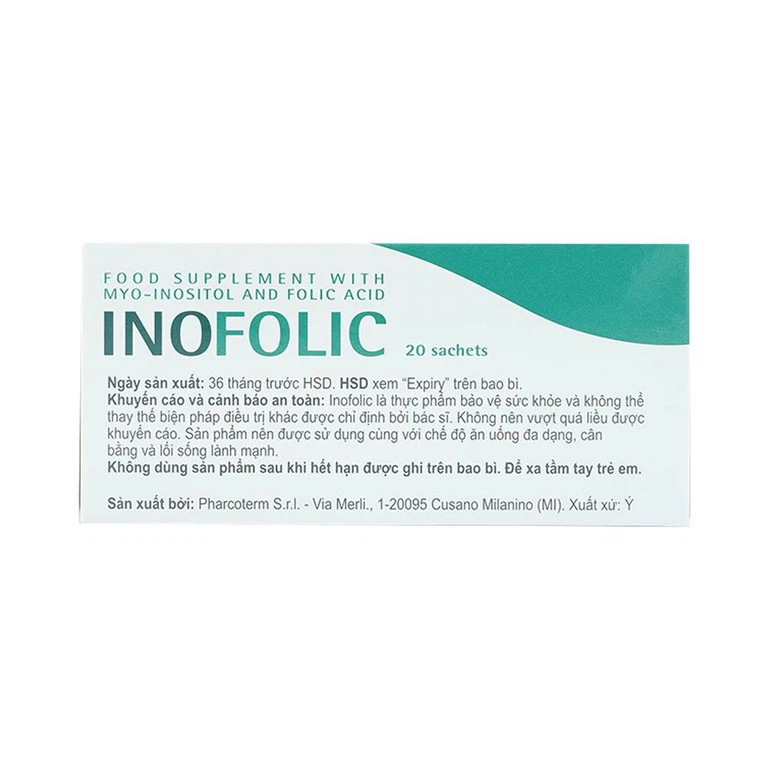 Bột Inofolic Italfarmaco hỗ trợ phục hồi hoạt động tự nhiên của buồng trứng, kích hoạt nội tiết tố nữ (20 gói)
