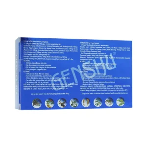 Thuốc Genshu Sagopha hỗ trợ điều trị rối loạn cương, yếu sinh lý (3 vỉ x 10 viên)
