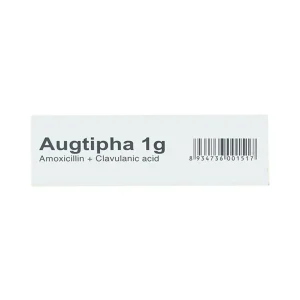Thuốc Augtipha 1g Tipharco điều trị nhiễm khuẩn (2 vỉ x 10 viên)