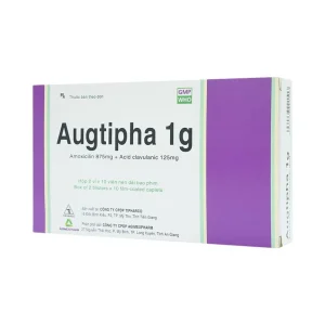 Thuốc Augtipha 1g Tipharco điều trị nhiễm khuẩn (2 vỉ x 10 viên)