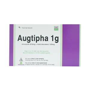 Thuốc Augtipha 1g Tipharco điều trị nhiễm khuẩn (2 vỉ x 10 viên)