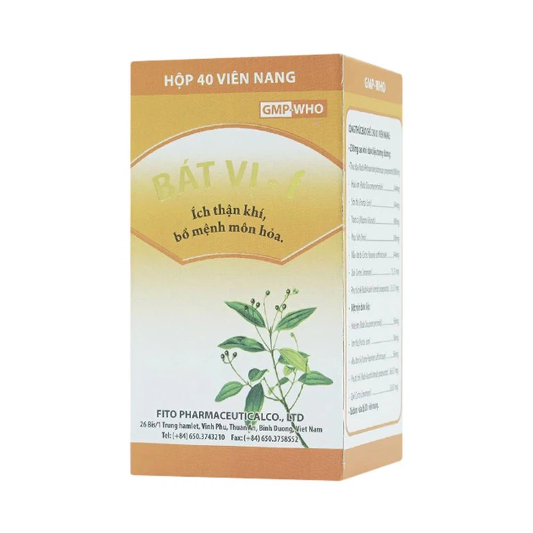 Thuốc Bát Vị-F Fito ích thận khí, bổ mệnh môn hỏa (40 viên)