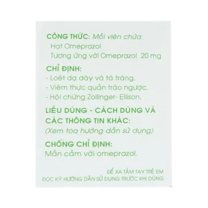 Thuốc Dafrazol Traphaco điều trị và phòng ngừa loét dạ dày tá tràng, viêm thực quản trào ngược (14 viên)