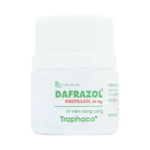 Thuốc Dafrazol Traphaco điều trị và phòng ngừa loét dạ dày tá tràng, viêm thực quản trào ngược (14 viên)