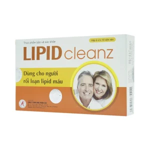 Viên uống Lipid Cleanz IMC hỗ trợ giảm cholesterol trong máu, giảm nguy cơ xơ vữa động mạch (3 vỉ x 10 viên)