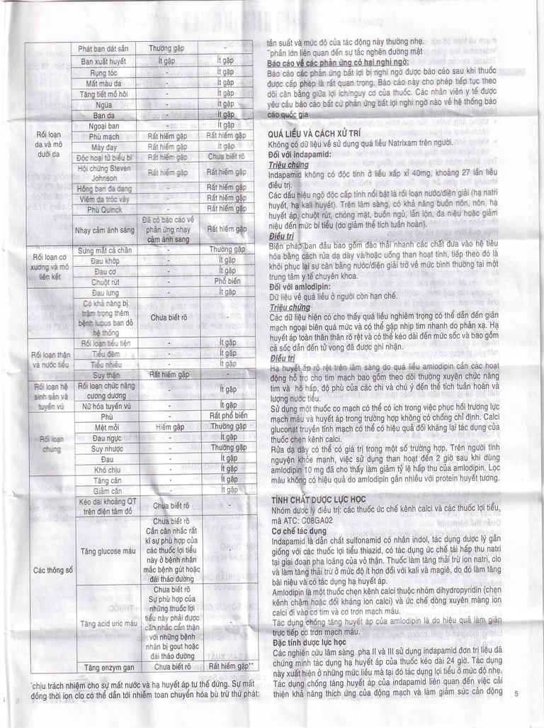 Thuốc Natrixam 1.5mg/5mg LES điều trị tăng huyết áp (30 viên)