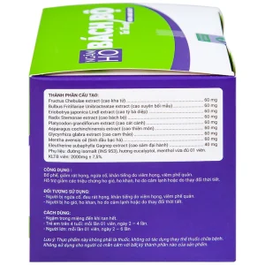 Viên ngậm ho Bách Bộ Mom And Baby Tất Thành hỗ trợ giảm rát họng, ngứa cổ, khản tiếng (26 vỉ x 4 viên)