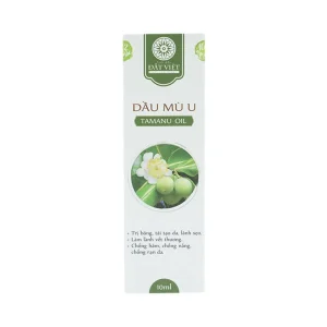 Dầu Mù U Tamanu Oil Đất Việt điều trị bỏng, tái tạo da, lành sẹo (10ml)
