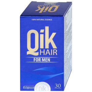 Viên uống Qik Hair For Men Ecogreen giúp giảm rụng tóc, hối đầu ở nam giới (30 viên)