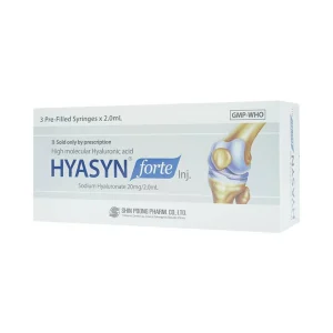 Thuốc tiêm Hyasyn Forte Shinpoong Deawoo điều trị viêm khớp gối (3 cây x 2ml)