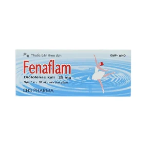 Thuốc Fenaflam DHG điều trị các tình trạng viêm đau cấp tính (2 vỉ x 10 viên)