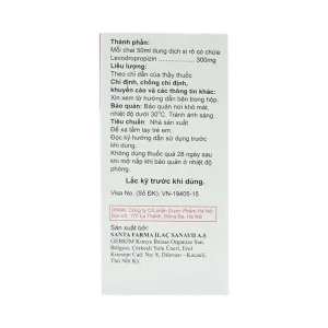 Siro Pulmorest Santa điều trị triệu chứng kích thích ho, ho khan (50ml)