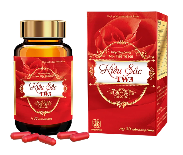 Viên uống Kiều Sắc TW3 giúp tăng cường nội tiết tố nữ (30 viên)