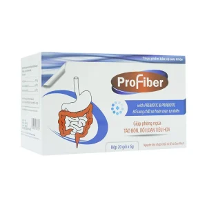 Bột hòa tan Profiber Tanida bổ sung chất xơ giúp ngăn ngừa táo bón (20 gói x 6g)
