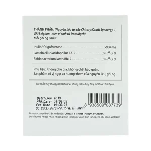 Bột hòa tan Profiber Tanida bổ sung chất xơ giúp ngăn ngừa táo bón (20 gói x 6g)