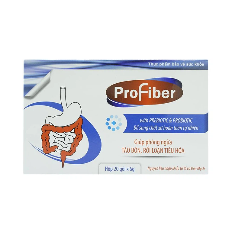 Bột hòa tan Profiber Tanida bổ sung chất xơ giúp ngăn ngừa táo bón (20 gói x 6g)