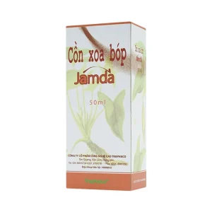 Cồn xoa bóp Jamda Traphaco điều trị đau nhức các khớp xương cơ gân bắp thịt, đau lưng, mõi gối (50ml)