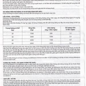 Thuốc Paolucci DaViPharm điều trị dư thừa sắt trong cơ thể (3 vỉ x 10 viên)