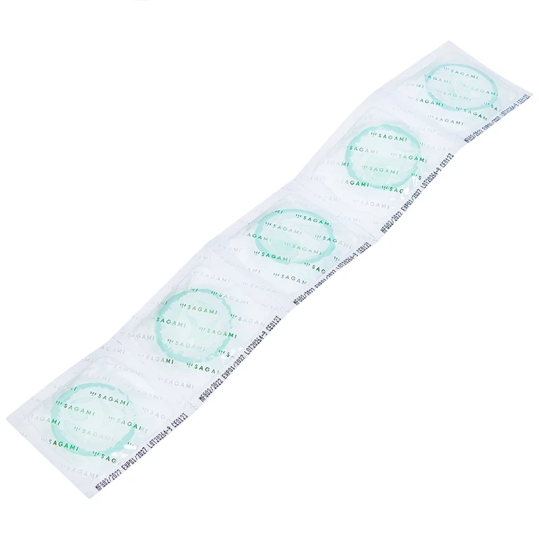 Bao cao su Sagami Are - Are có gân và chấm nổi phòng tránh thai và các bệnh lây qua đường tình dục (5 cái)