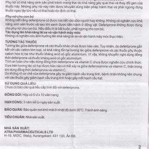 Thuốc Novator 500 Atra điều trị thiếu máu (5 vỉ x 10 viên)