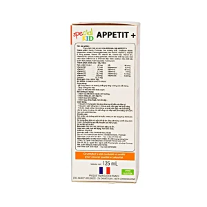 Siro Special Kid Appeti+ bổ sung các vitamin và khoáng chất, hỗ trợ tiêu hóa tốt (125ml)