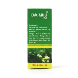 Dầu Mù U Plus Thiên Khánh làm mềm mượt, mau liền da, giảm khô da và nứt nẻ da (12ml)