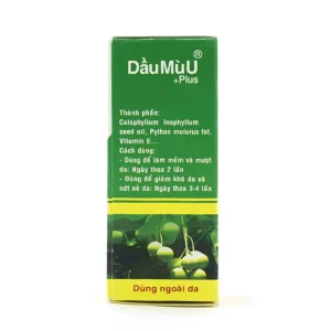 Dầu Mù U Plus Thiên Khánh làm mềm mượt, mau liền da, giảm khô da và nứt nẻ da (12ml)