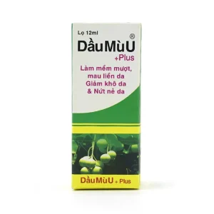 Dầu Mù U Plus Thiên Khánh làm mềm mượt, mau liền da, giảm khô da và nứt nẻ da (12ml)